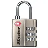 Image de Master Lock Cadenas En Acier Tsa Ã  Combinaison Nickel 30 Mm