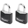 Image de MASTERLOCK Lot de 2 cadenas aluminium 30mm couverture vinyle