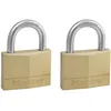 Image de 2 Cadenas s'Entrouvrant MASTER LOCK 50mm Laiton