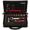 Image de Coffret clÃ© robinet + douilles traversantes, 51 piÃ¨ces - VIRAX - 310410