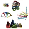 Image de 1 Kit festif mÃ©tallique cotillons pour 5 personnes REF/22403