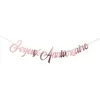 Image de Guirlande - PTIT CLOWN - re22617 - Joyeux Anniversaire - Rose Gold - 2,50 m