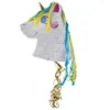 Image de PiÃ±ata tÃ¨te de Licorne pour fÃªte anniversaire enfant 39.4 x 40.9cm REF/22913