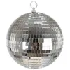 Image de Boule Ã  facettes - DÃ©coration - FÃªte - A suspendre - 20cm diamÃ¨tre - Argent