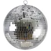 Image de Boule Ã  facettes - DÃ©coration - FÃªte - A suspendre - 30cm diamÃ¨tre - Argent