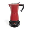 Image de CafetiÃ¨re Ãlectrique Italienne Rouge 6 Tasses 480 W Livoo