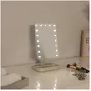 Image de Miroir de maquillage lumineux Gris