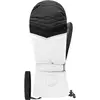 Image de Racer - Gants de ski en cuir premium avec isolation Primaloft® - Bloma 6 Black White pour Femme - Taille 7 - Blanc