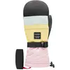 Image de Racer - Moufles de ski imperméables - Colors Mitt Black Pink en Nylon - Taille 7 - Rose