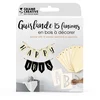 Image de Guirlande en bois fanions et pochoirs
