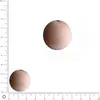 Image de Perles en bois Ø 25 mm - 25 pces