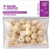 Image de Perles de bois Ø 15 mm 40 pcs