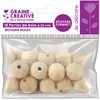 Image de Perles de bois Ø 20 mm 18 pcs