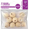 Image de Perles de bois Ø 25 mm 10 pcs