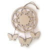 Image de Attrape-rêve papillon en bois - 12.5x21.5x2 cm