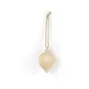Image de Boule de NoÃ«l Goutte en bois Ã  suspendre 6 cm