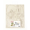 Image de Décor Lapin nature en bois à monter 175 x 225 mm