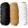 Image de Assortiment Nature avec 3 bobines de ficelle en chanvre naturel