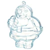 Image de Père Noël Plastique Cristal 8 x 11 cm