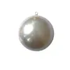 Image de Support à décorer en plastique - Boule divisible Ø 5 cm - Argent