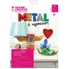 Image de Feuilles de métal à repousser Assortiment couleurs 5 pcs