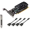 Image de NVIDIA Quadro P1000 DVI - Carte graphique - Quadro P1000 - 4 Go GDDR5 - PCIe 3.0 x16 profil bas - 4 x Mini DisplayPort - Pour la vente au dÃ©tail