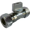 Image de SOMATHERM FOR YOU - Mini vannes Ã  sphÃ¨re Ã  visser raccord bicÃ´ne pour tube cuivre 12