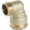 Image de SOMATHERM FOR YOU - Coude MÃ¢le laiton pour tube PE D32 - M26/34 - Sens unique de montage