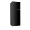 Image de RÃ©frigÃ©rateur double porte 300L net - Classe E - CongÃ©lateur. 4 clayettes verre, Noir.RDP300NE