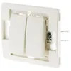 Image de Interrupteur VENUS Double Va-et-Vient Bornes Auto Composable Blanc