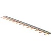 Image de ZENITECH Peigne d'alimentation phase + neutre 13 modules longueur 220mm