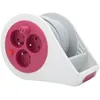 Image de Mini enrouleur design 3 prises 7m rose - Zenitech