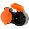 Image de Rallonge Ã©tanche 2 prises 2P+T H07RN-F 3x 1,5mmÂ² 10m avec clip de fixation orange - Zenitech