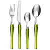 Image de Purity - Panier Fil 24 PiÃ¨ces Vert Couverts Laguiole