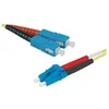 Image de exertis Connect - Cordon de raccordement - mode unique SC/UPC (M) pour mode unique LC/UPC (M) - 3 m - 2 mm - fibre optique - duplex - 9 / 125 micromÃ¨tres - OS2 - sans halogÃ¨ne - jaune