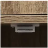 Image de EtagÃ¨re 3 cases de rangement avec portes Mix n' modul - Longueur 34,50 cm x Hauteur 100,50 cm - Marron