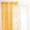 Image de Voilage BrodÃ© Izzy 140 X 240 Cm - Ocre