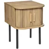 Image de Table de chevet 2 portes Colva - Beige