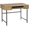 Image de Bureau 2 portes coulissantes Colva - Marron et noir