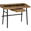 Image de Bureau Josan en MDF avec 1 tiroir de rangement central - Effet ChÃªne