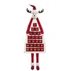 Image de DÃ©co de NoÃ«l  Calendrier de l'Avent Ã  suspendre Renne rouge et blanc avec 24 petites pochettes
