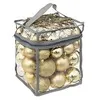 Image de DÃ©co de Sapin de NoÃ«l Kit 52 piÃ¨ces, Boule, Guirlande et Cimier - DorÃ©