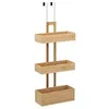 Image de EtagÃ¨re 3 Niveaux En Bambou Avec Accroches Pour Porte