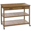 Image de Desserte Ãlot  de cuisine 4 niveaux en Bambou L 108 cm
