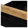 Image de ÃtagÃ¨re de salle de bain 3 niveaux en Bambou et Bois Noir H 80 cm