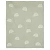 Image de Couverture En Tricot Jacquard Arcs-En-Ciel 100 X 50 Cm Vert - Vert