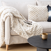 Image de Atmosphera Adriel Plaid 160 X 120 Cm Polyester Beige