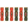 Image de Lot de 6 crackers imprimÃ©s Casse-Noisette - Rouge et vert