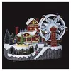 Image de Village de NoÃ«l lumineux Roue du PÃ¨re NoÃ«l animÃ©e