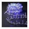 Image de Guirlande Lumineuse IntÃ©rieure Et ExtÃ©rieure 12.5 M 500 Led Blanc Froid Et Bleu Et 8 Jeux De LumiÃ¨re